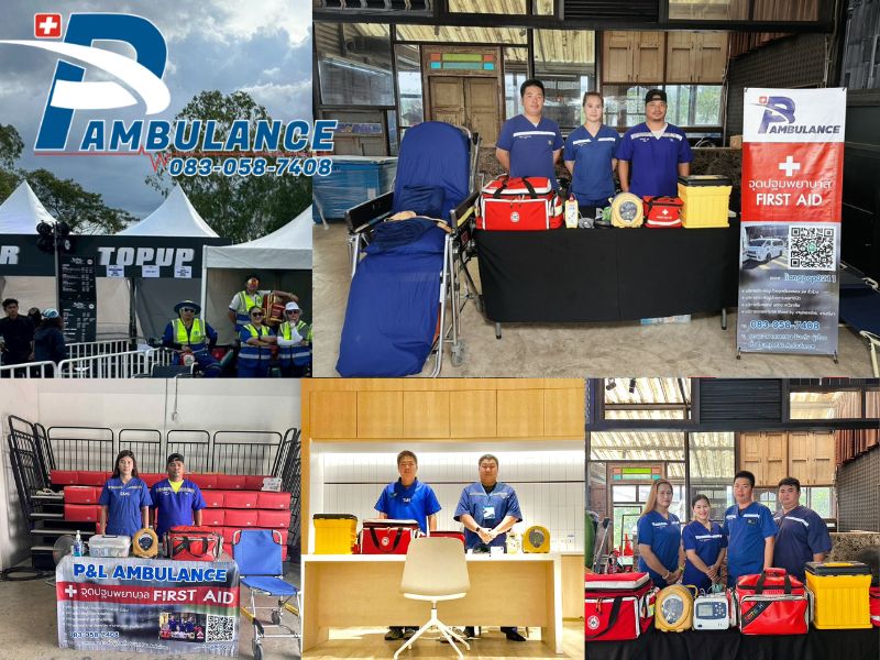 บริการรถพยาบาล Standby ทีมแพทย์พร้อมประจำจุด 24 ชั่วโมง บริการรถพยาบาล Standby ทีมแพทย์พร้อมประจำจุด 24 ชั่วโมง
